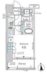 大森駅 徒歩8分 8階の物件間取画像